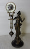 Skeletonized Diana Mystery Swinger Clock