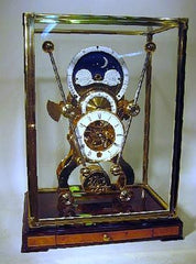 Moon Dial Grasshopper Skeleton Clock