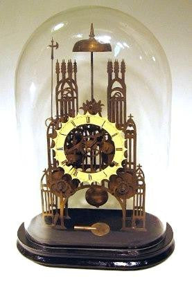 Picture of Double Chain Fusee Striking Skeleton Clock