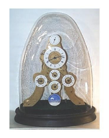 Picture of Rare 7 Dial Calendar/Alarm Skeleton Clock