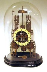 Double Chain Fusee Striking Skeleton Clock
